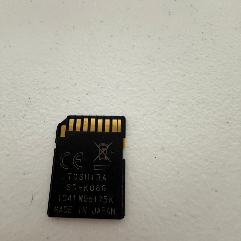 Toshiba 8gb sdhc